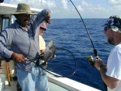 Jonathan with fish